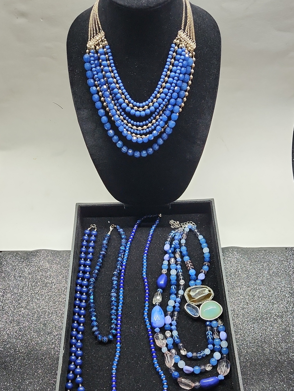 Blue Themed Necklace Bundle